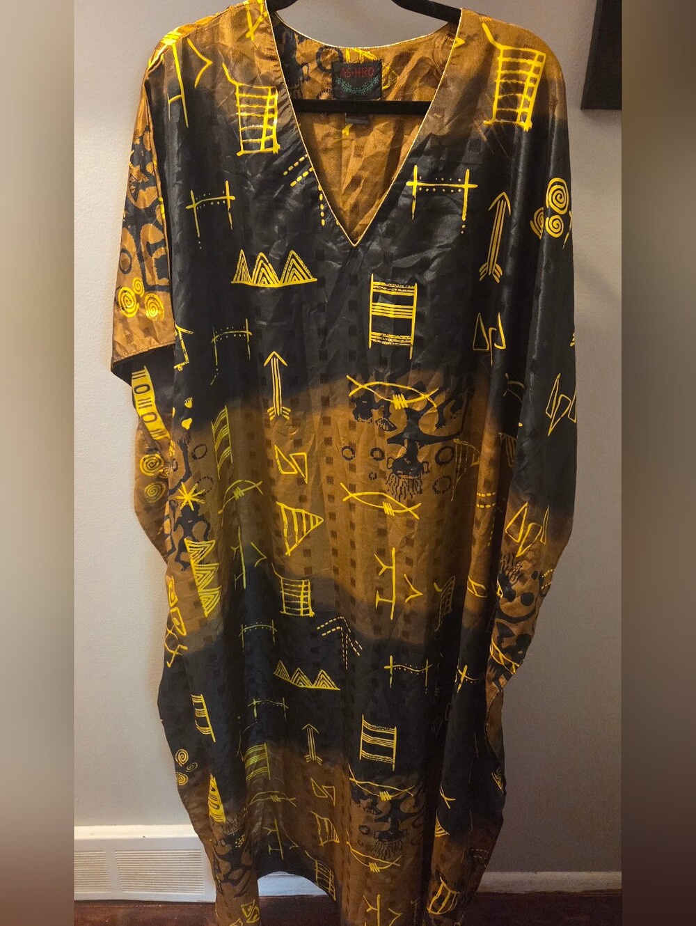Brown Gold Black Tribal AS-HRO Caftan
